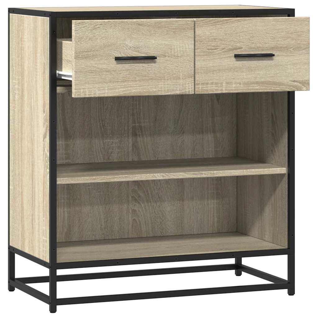 Vidaxl Komoda, Dąb Sonoma, 68X35X76 Cm, Materiał Drewnopochodny