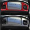 Red Carbon Fiber Passenger Dashboard Cover Trim For Chevrolet Corvette C5 98-04