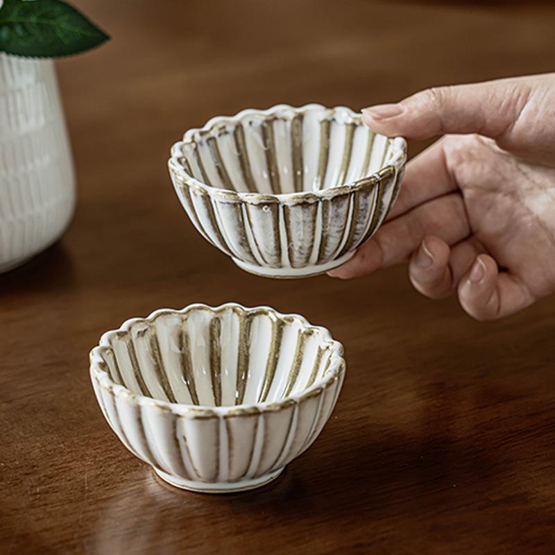 Japanese-Style Fancy Dishes, Retro Style Ceramic Dishes, Dipping Dishes, Household Small Dishes, Bone Spitting Dishes, Tableware, Dishes
