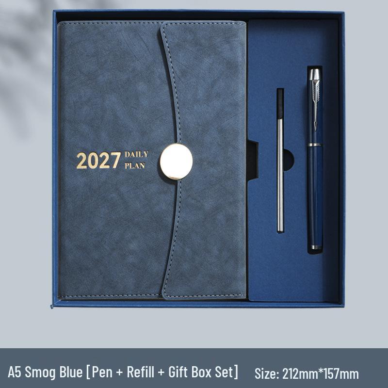 A5 2027 Spanish-English Daily Diary & Planner Gift Set