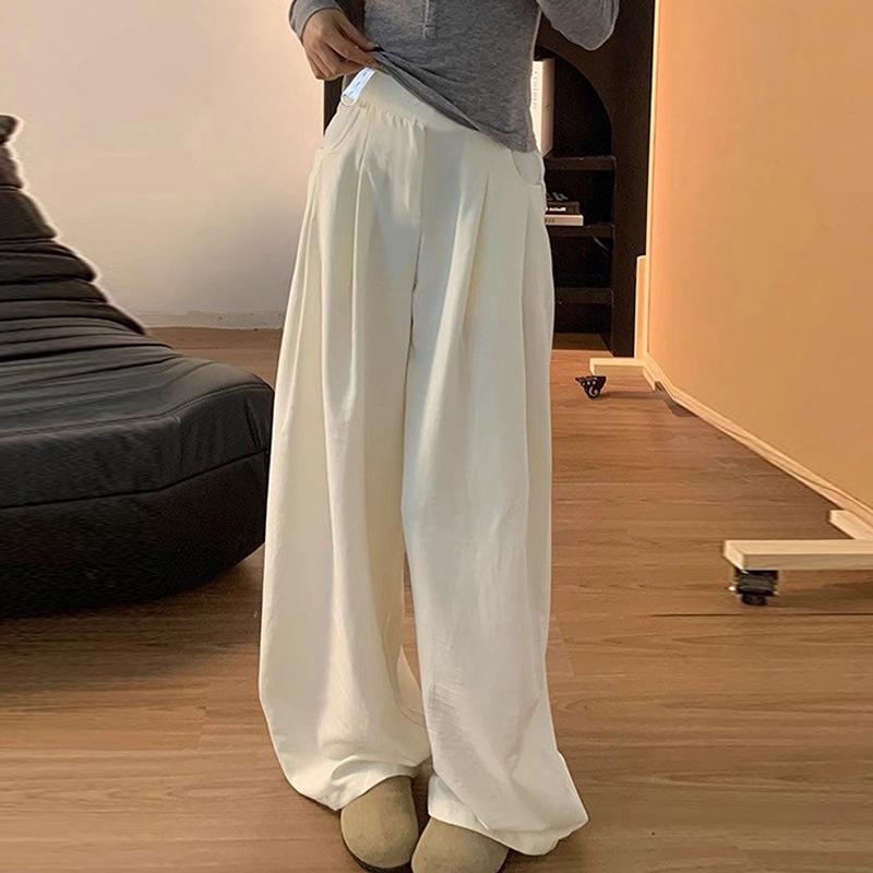 Summer Casual Loose Wide-Leg Maternity Pants XL