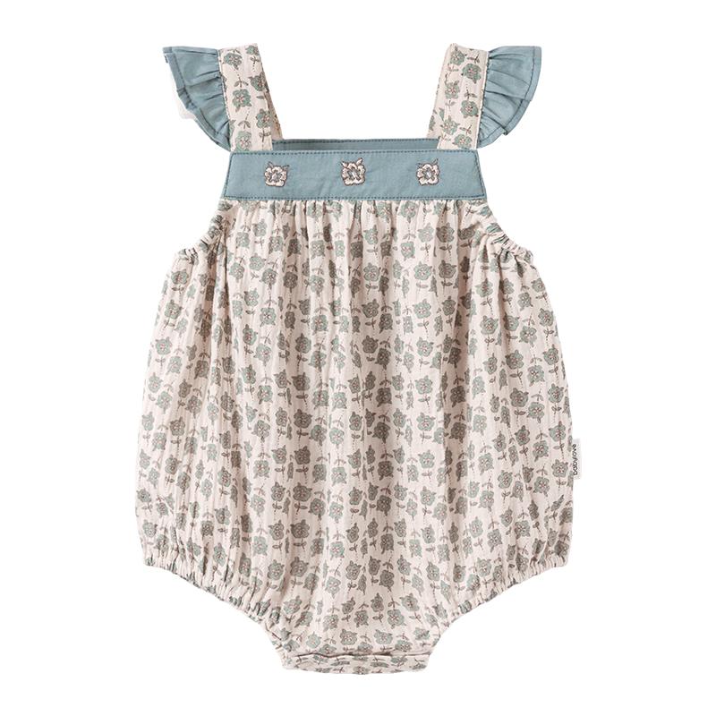 Babylove Girls  Summer Cotton Sleeveless Romper 90cm