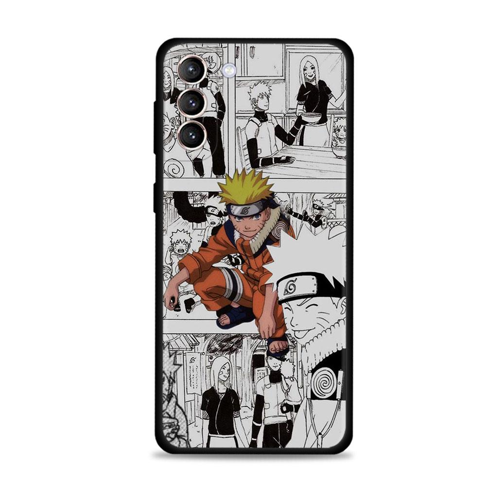 Etui na telefon do Samsung Galaxy S22 S21 S20 Ultra FE S10 S9 Plus S10e S8 uwaga 20Ultra 10Plus etui na telefon komórkowy Naruto Evolution