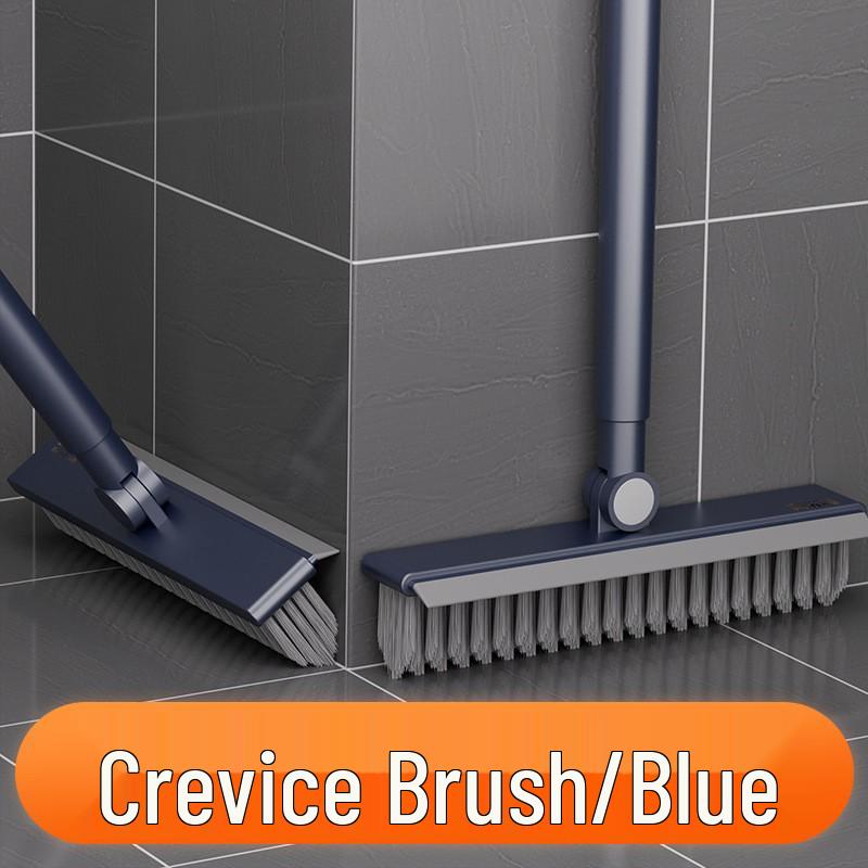 Long-Handle Floor and Tile Brush for Bathroom Cleaning
