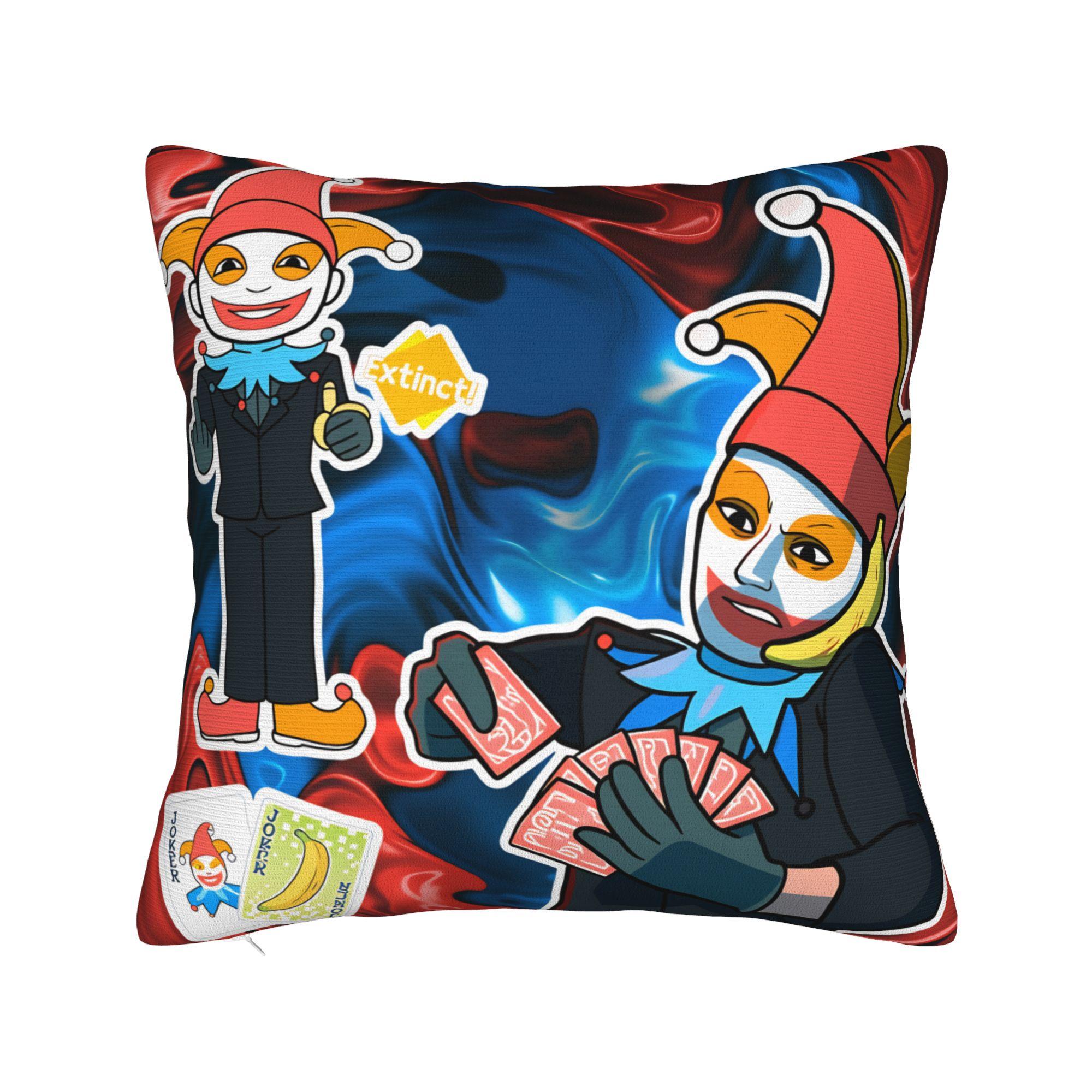 

B-Balatro Joker Pillow Case Retro Trendy Pillow Cover Design Pillowcases For Couch Sofa Bedroom 50*50cm