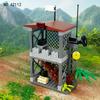 Nishino Lookout Tower 42112 Military Construction Children'S Assembly Small Particle Building Block Toy Ladder Accessories