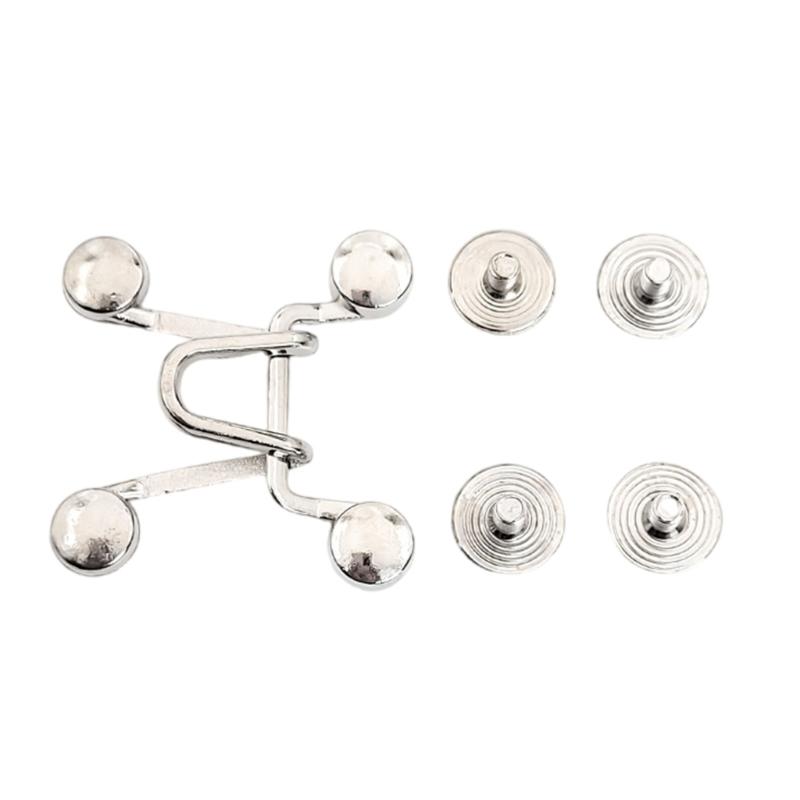 Jeans Fastening Buckle Alloy Adjustable Tighten Button for Loose Pants Jeans Waist Tightener Pin