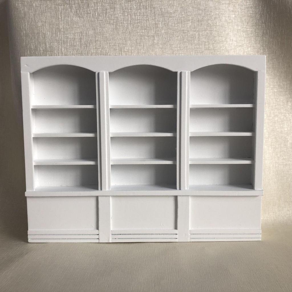 1:12 Mini Dollhouse European Triple Bookcase Vitrina