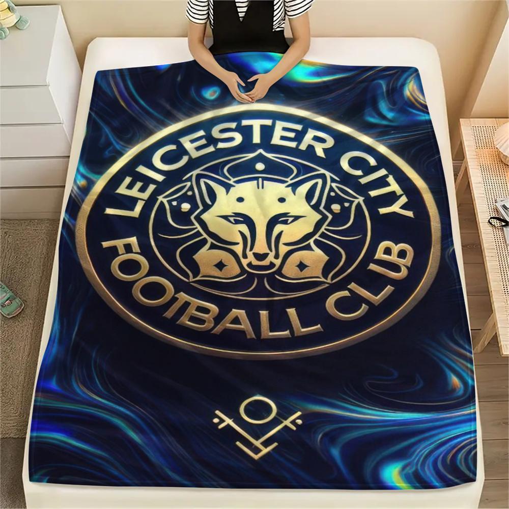 1pc leicester city Print Flannel Blanket, High quality Comfortable for All Seasons, Home Decor, Warmth and Comfort, Perfect for Christmas Gifts69