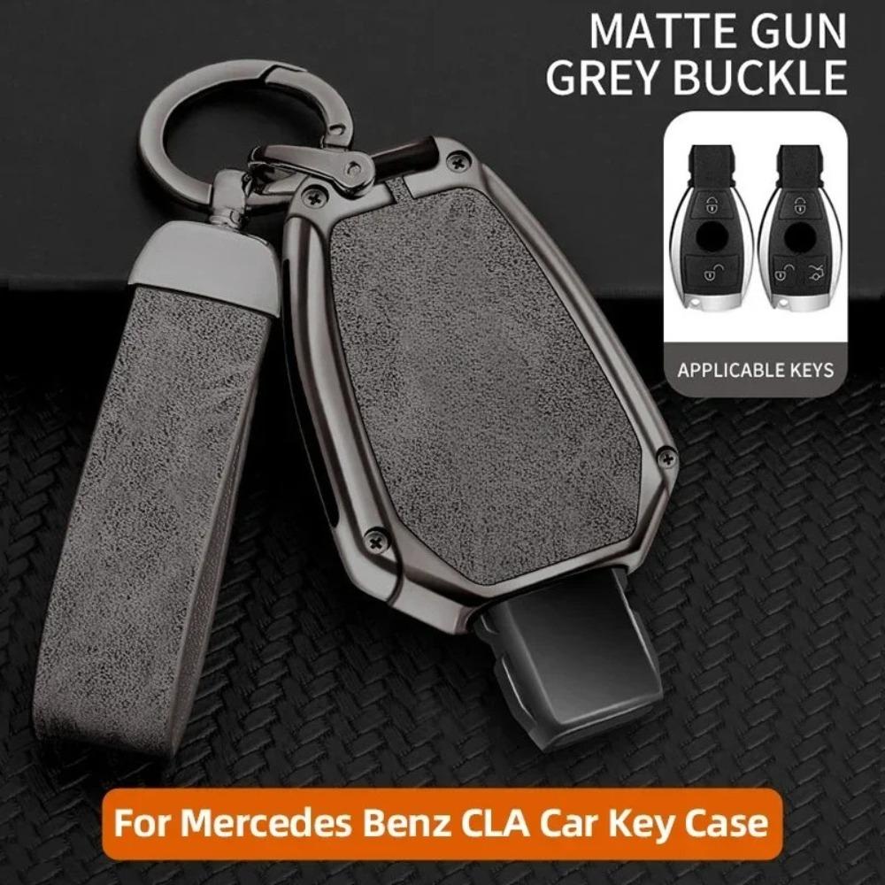 Zinc Alloy Car Remote Key Cover for Mercedes CLA200 CLA260 CLA250 CLA220 W169 C117 Car Remote Protector Key Fob Car Accessories