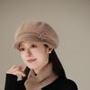 New Rabbit Fur Hat Women's Knitted Wool Hat In The Elderly Warm Fleece Hat Cold Hat