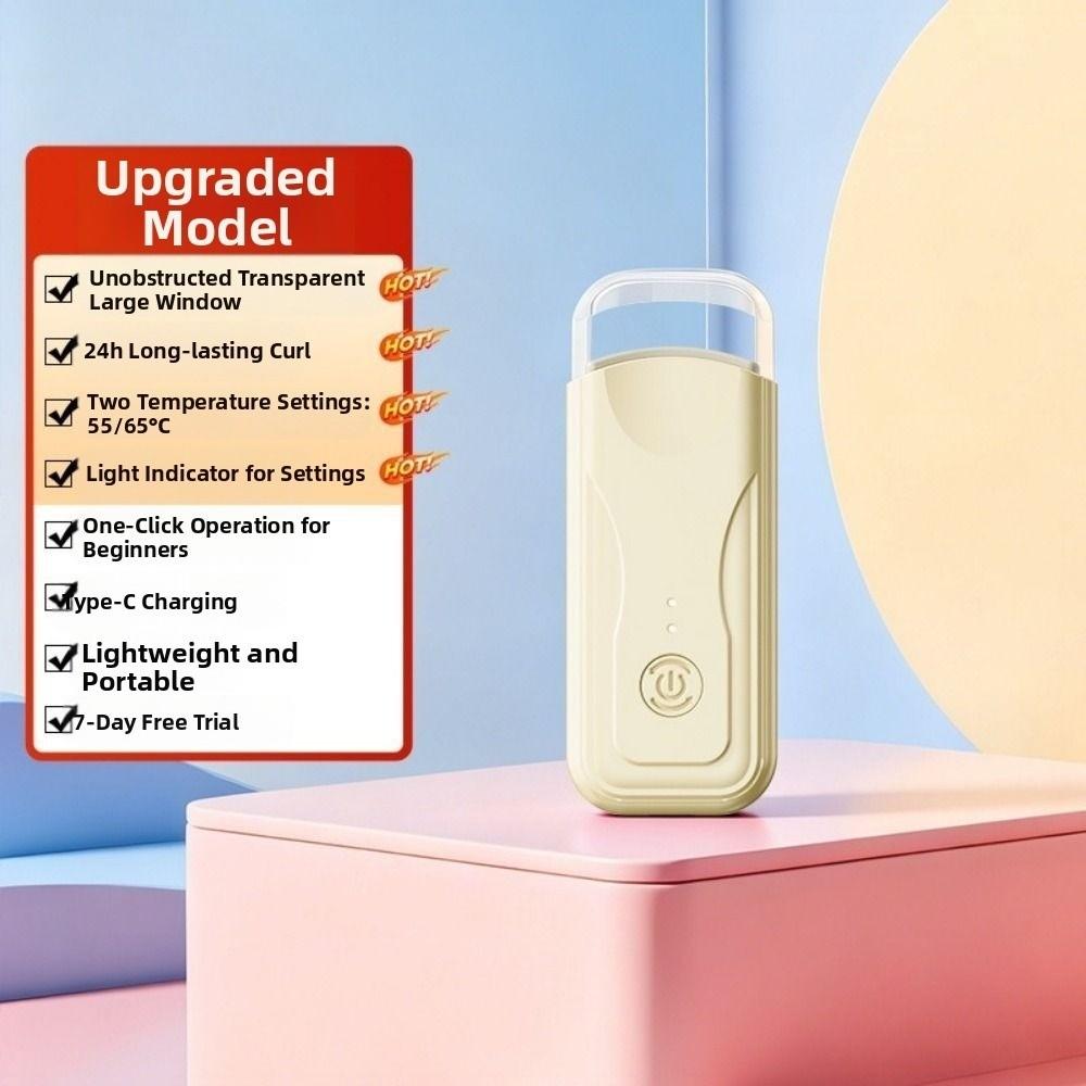 Long-Lasting Lift Electric Lash Curler USB Rechargeable Perm Eyelash Curler Professional