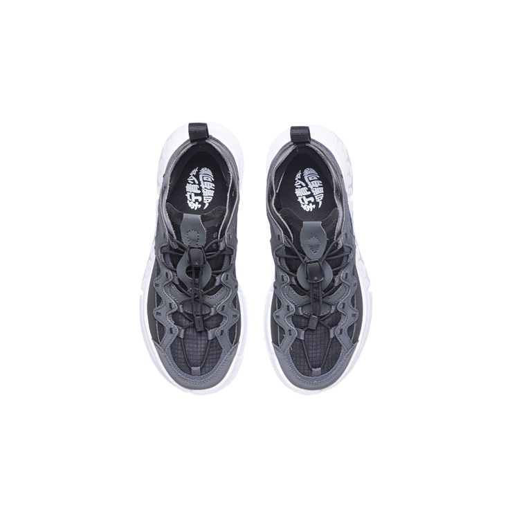 Li Ning Kids Wudao 2.3 Non-Slip Shock Absorbing Durable Lightweight Low-Top Basketball Shoes Kids basketball shoes Black White YKCR064-43