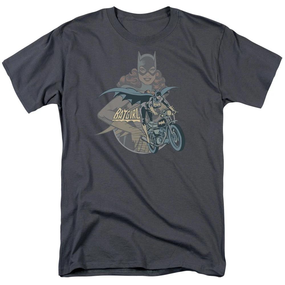 DC Comics - Batgirl - Biker - Unisex Short Sleeve Children s T-shirt - Gray 140