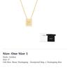 CELINE Alphabet H Necklace In Brass With Gold Finish 46N0H6BRA-35OR