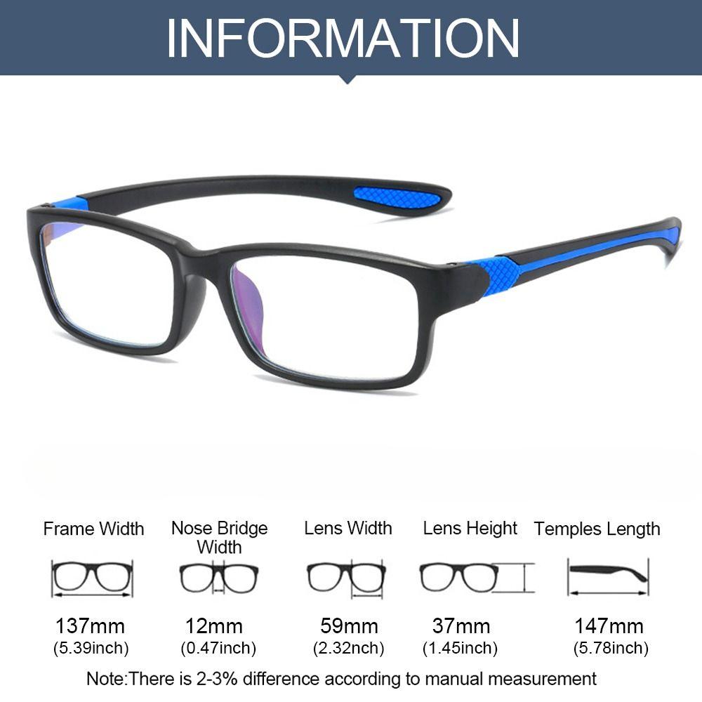 Flexible TR90 Sports Reading Glasses for Women Office Anti Blue Light Readers Eyewear Eye Protection Presbyopia Eyeglasses