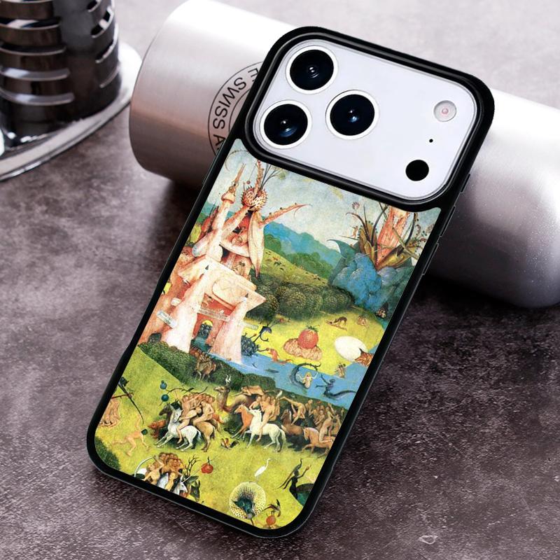 Hieronymus Bosch Kunst Malerei Druck Handyhülle für iPhone 17 16 15 Pro Max Air 14 13 12 11 Plus Stoßfeste Hülle