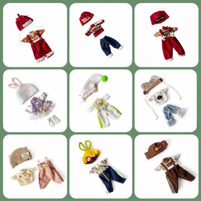 Cute Doll Clothes for 16-17cm Ob11 1/12 1/14cm Dolls - Mia Little Potato Dress-up Costumes