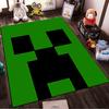 Minecraft Creeper Design Rug. Non-slip Rug Suitable for Living Room and Bedroom Sofas.