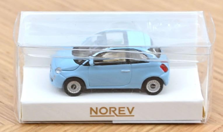 Norev 1/87 Fiat 500 Cinquecento 2008 Blue Norev Fiat 500 Blue HO Scale