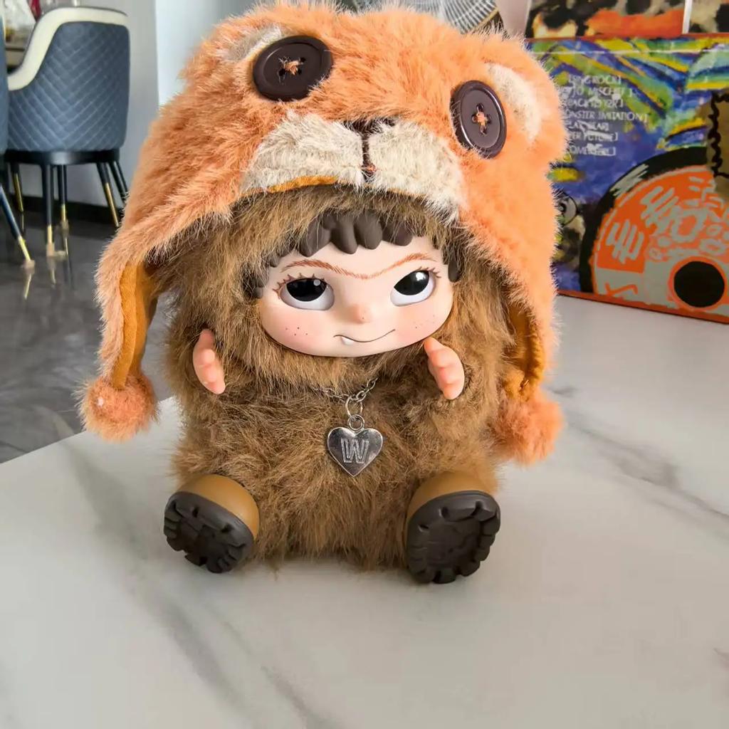 Wakuku Fuzzy Trendy Fun Party Blind Box Cute Wakuku Action Figure Mystery Box CuteDoll Bag PendantDoll Surprise Bag Gift Toy