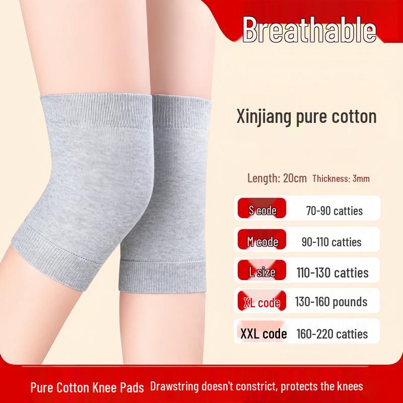 Summer Cotton Knee Pads for Joint Warmth - Unisex One Size