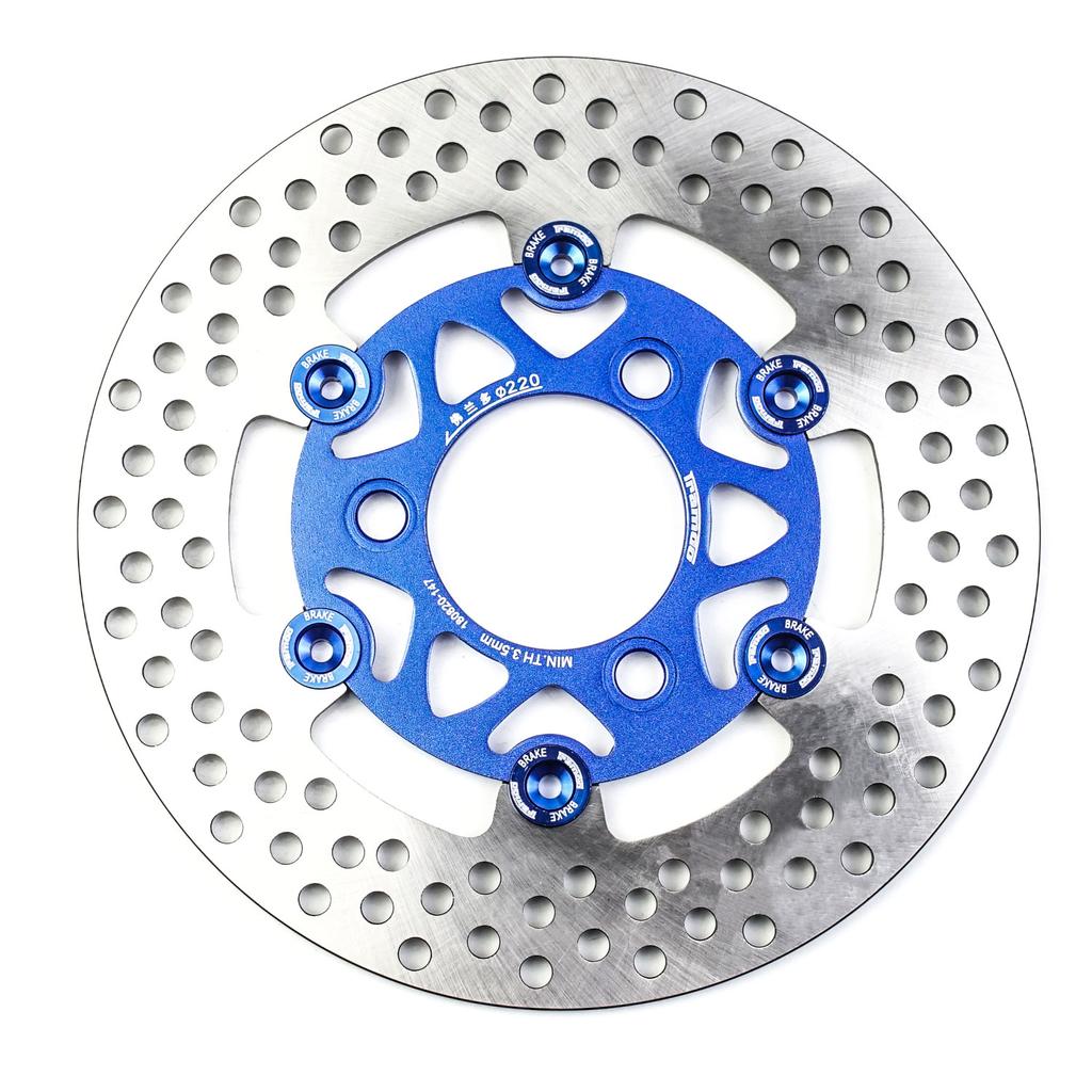 Universal RPM 220mm Motorcycle Brake Disc Rotor Floating Disk Floating Pitching for Street Bike Pedal Bike Pitbike Honda Yahama