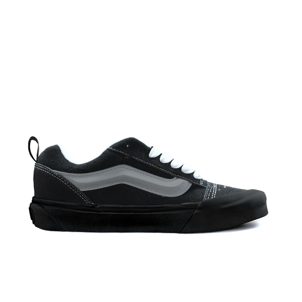 Vans Knu Skool Abrasion Resistant Abrasion Resistant Low Top Skateboard Shoes Unisex Gray VN0009QC6BT1(Team613-)