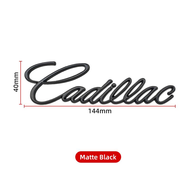 3D Metal Letter Car Tail Sticker Fender Side Trunk Badge For Cadillac ATS BLS CTS EXT SLR SRX STS XT4 XTS XT6 Escalade Deville