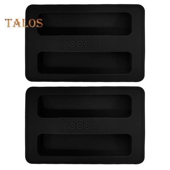 2 Pcs Silicone Toaster Covers Bread Machine Cover Washable Lid Kitchen Appliance Covers for 2-Slice Toaster Dust Protection Easy Handling