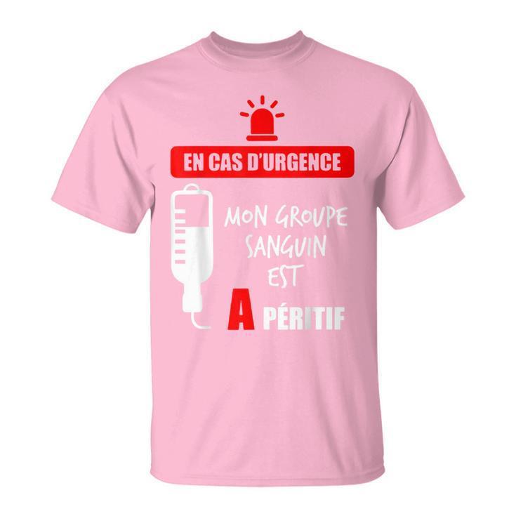 Funny Unisex T Shirt Cotton Tee Unisex Spring Summer Meme Loose Top In Case Of Emergency My Blood Type Is A Positive Humor Novelty