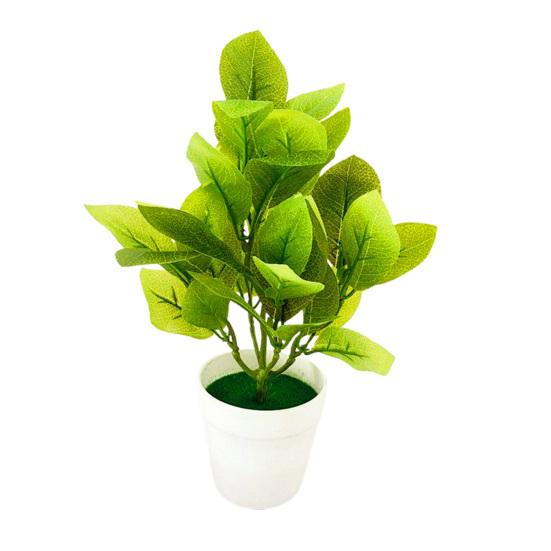 Roślina doniczkowa Sztuczna dekoracja pulpitu Bonsai Fałszywy wyświetlacz zielonej rośliny