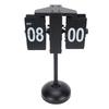 Digital Flip Desk Clock Stainless Steel 12 Hours Battery Powered Quiet Mechanical Auto Flip Clock for Living Room Office