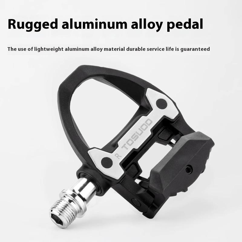 TOSUOD Professional Bicycle Pedal Lock Self-Locking for SPD System for Mountain Road Bike Riding Aluminum Alloy Material
