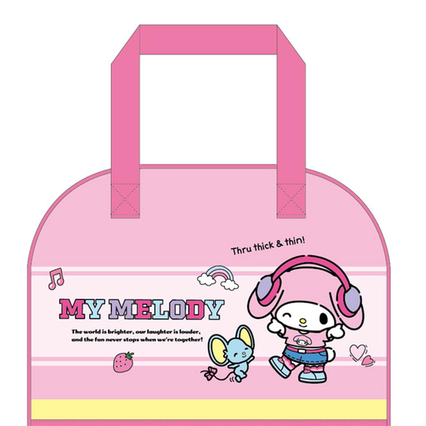 

K Company Sanrio Characters Vinyl Boston Bag My Melody H24 x W33 x D11cm CBB5-MM