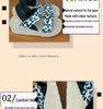 Damen Übergröße Leopardenmuster Keilsandalen - Sommer zum Hineinschlüpfen Outdoor Schuhe