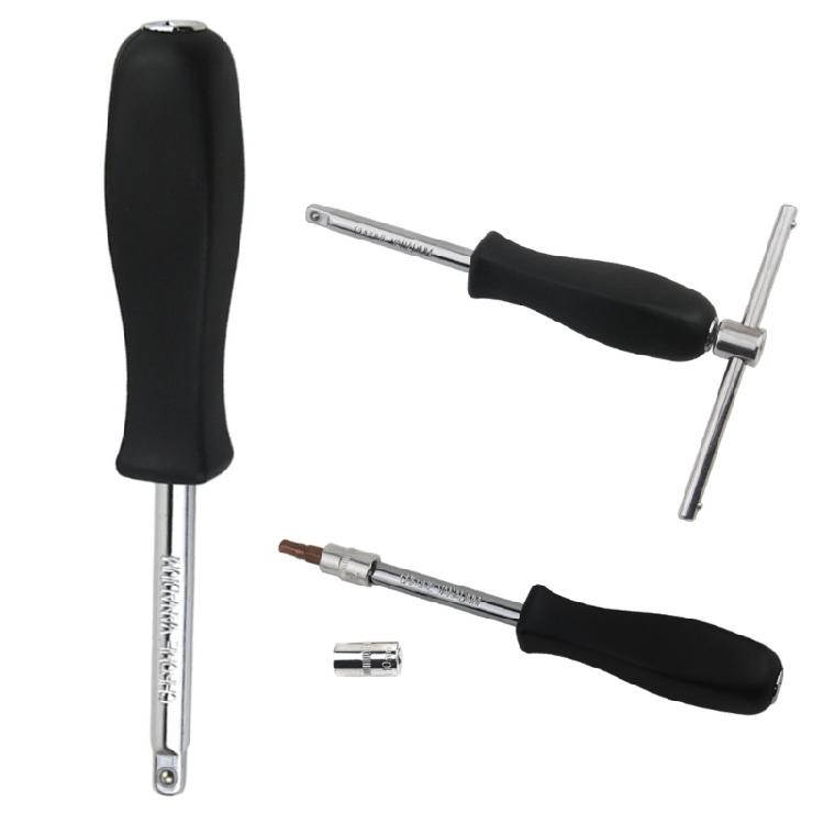 Multifunctional 6.35mm Ratchet Handle For Connecting Socket And Ratchet Wrenches Efficient Electronic Device Maintenance