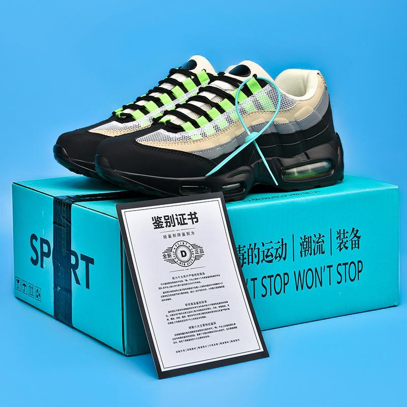 

2025 new teen air cushion men s sports shoes men s shoes cushioning breathable couple running shoes dad shoes 37