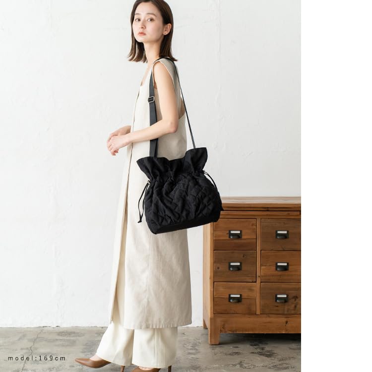 VITAFELICE Quilted 2-Way Tote Bag for Women (inb-10123z, Gray)