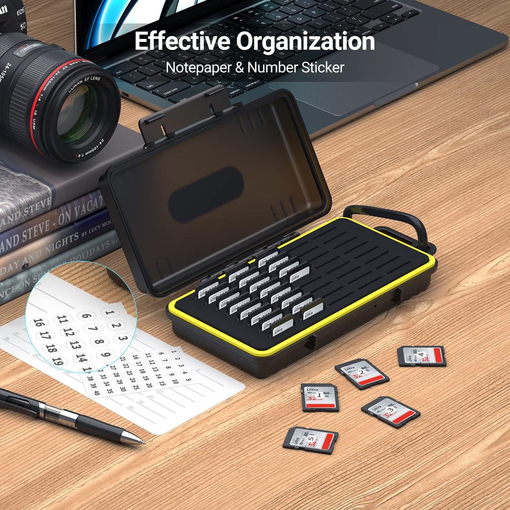 Multi Slots Durable Memory Card Case Organizer for SD SDHC SDXC Cfexpress Type A NS PSV PS Vita for Nintendo Switch Game Cards