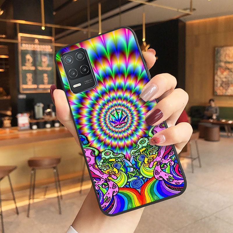 Puzdro Mandala Palace Flowers Kryt na telefón Pre oppo Realme 8Pro 6PRO 6i 7pro 9i 9pro C11 C21Y C21 C25Y C25S C3 Q3S XT Puzdrá coque