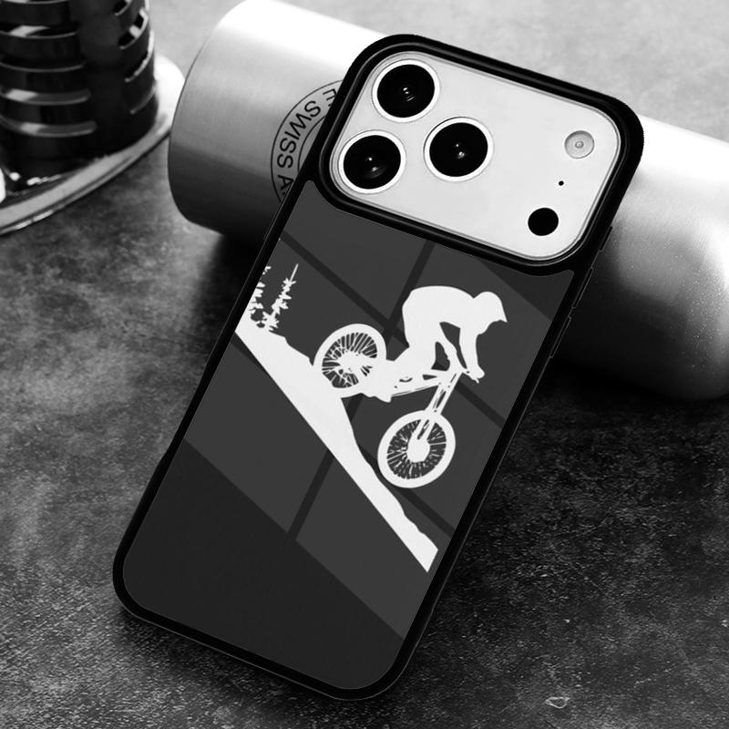 BIKE CYCLING Sport Handyhülle Für iPhone 17 16 15 14 13 12 11 Pro Max Plus 17Air Weiche Silikonhülle