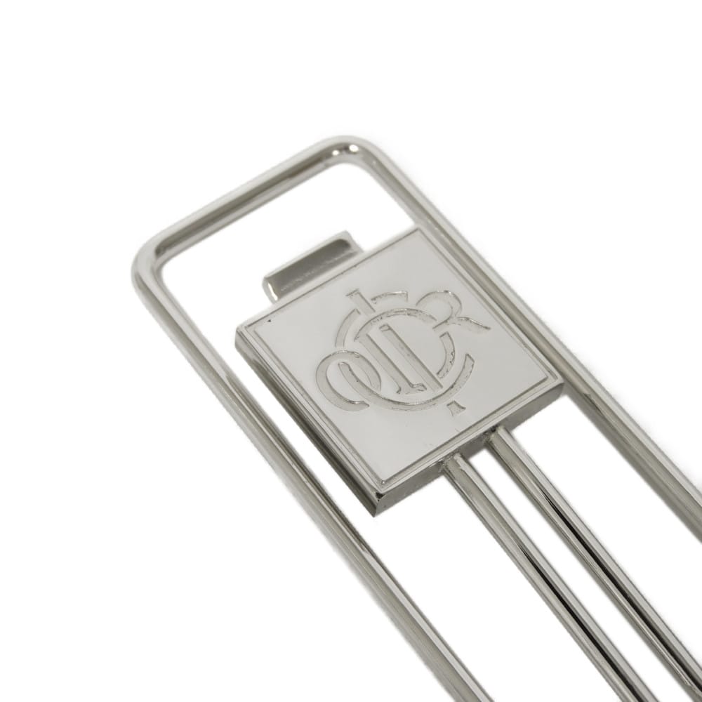 Used 10656 Logo Signature Bill Clip 7988 Vintage Excellent Condition Monsieur Metal Silver Men's from Japan AUTHENTIC