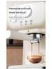 Halbautomatische Espressomaschine im Retro-Stil mit Ein-Knopf-Milchaufschäumung