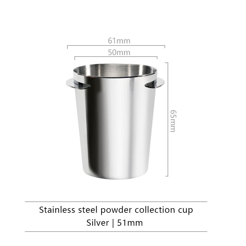 

Coffee Dosing Cup 51/54/58mm Coffee Bean Measuring Cups Stainless Steel Replacement Cafe Barista Tool for Espresso Machine
