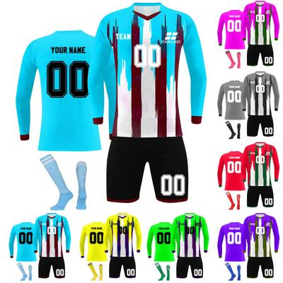 Personalised Shirts Kit Mens Girls With Name Number Custom Football Jerseys For Boys Training Suit