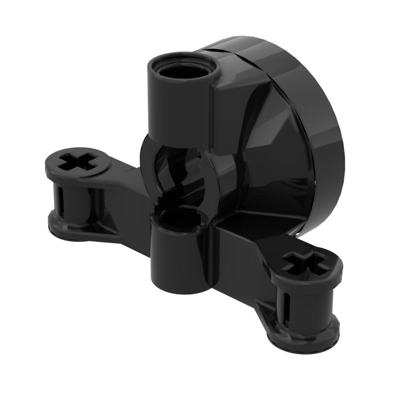 

23801 Steering Wheel Hub Holder Bricks Toys For Technical MOC Buildings Blocks Compatible Accessories Combination Mechanical чорний