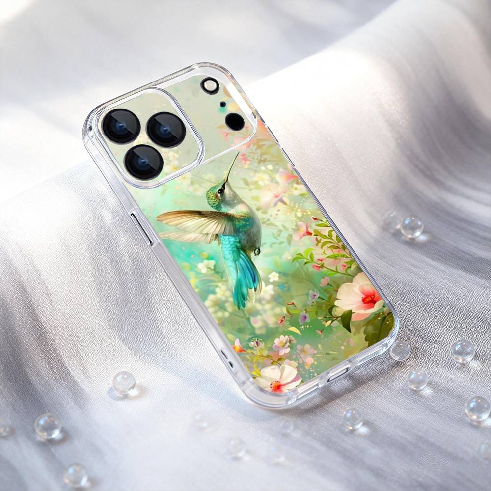Bird Hummingbird Phone Case For iPhone 17,16,15,14,13,12,11,Pro,XS,Max,XR,Plus,E,SE4,Mini Shockproof Soft Cover Transport