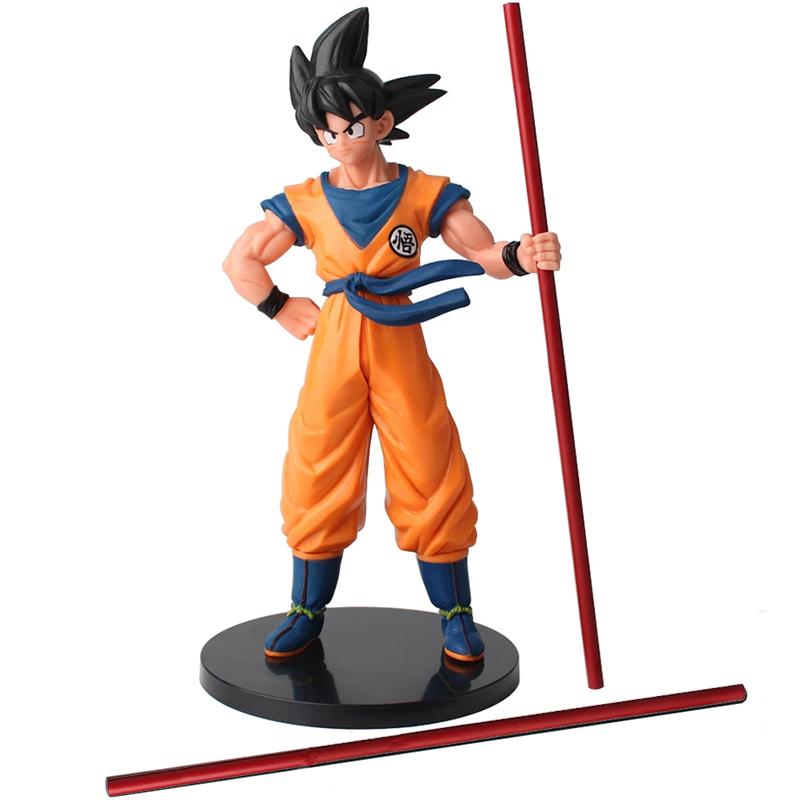 22 cm Son Goku Super Saiyan Figure Anime Dragon Ball Goku Action Figure Toys Model Gifts Collectible Figurines for Kids