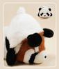 Flip Plush Toys Stuffed Animals Kawaii Panda Raccoon Dinosaur Koala Transform Dolls Creative Birthday Christmas Gifts Girls Kids